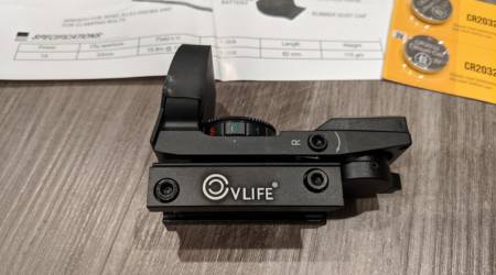CVLIFE 1X22X33 Red Green Dot Gun Sight US0001
